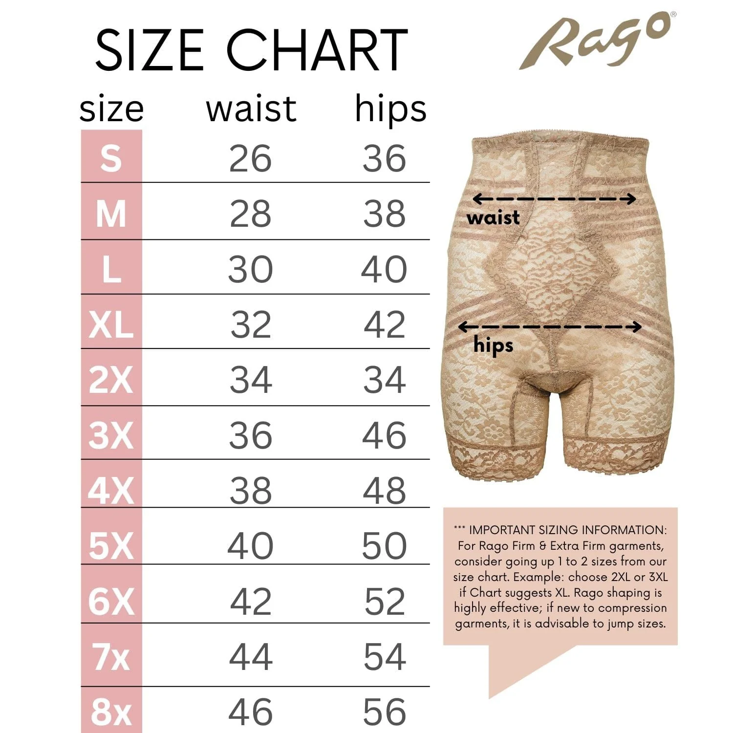Style 6207 | No Roll High Waist Lace Thigh Slimmer with Extra Firm Support - Image 16
