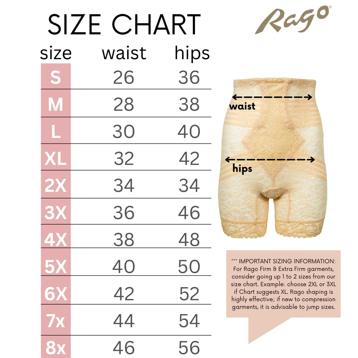 Style 6207 | No Roll High Waist Lace Thigh Slimmer with Extra Firm Support - Image 43