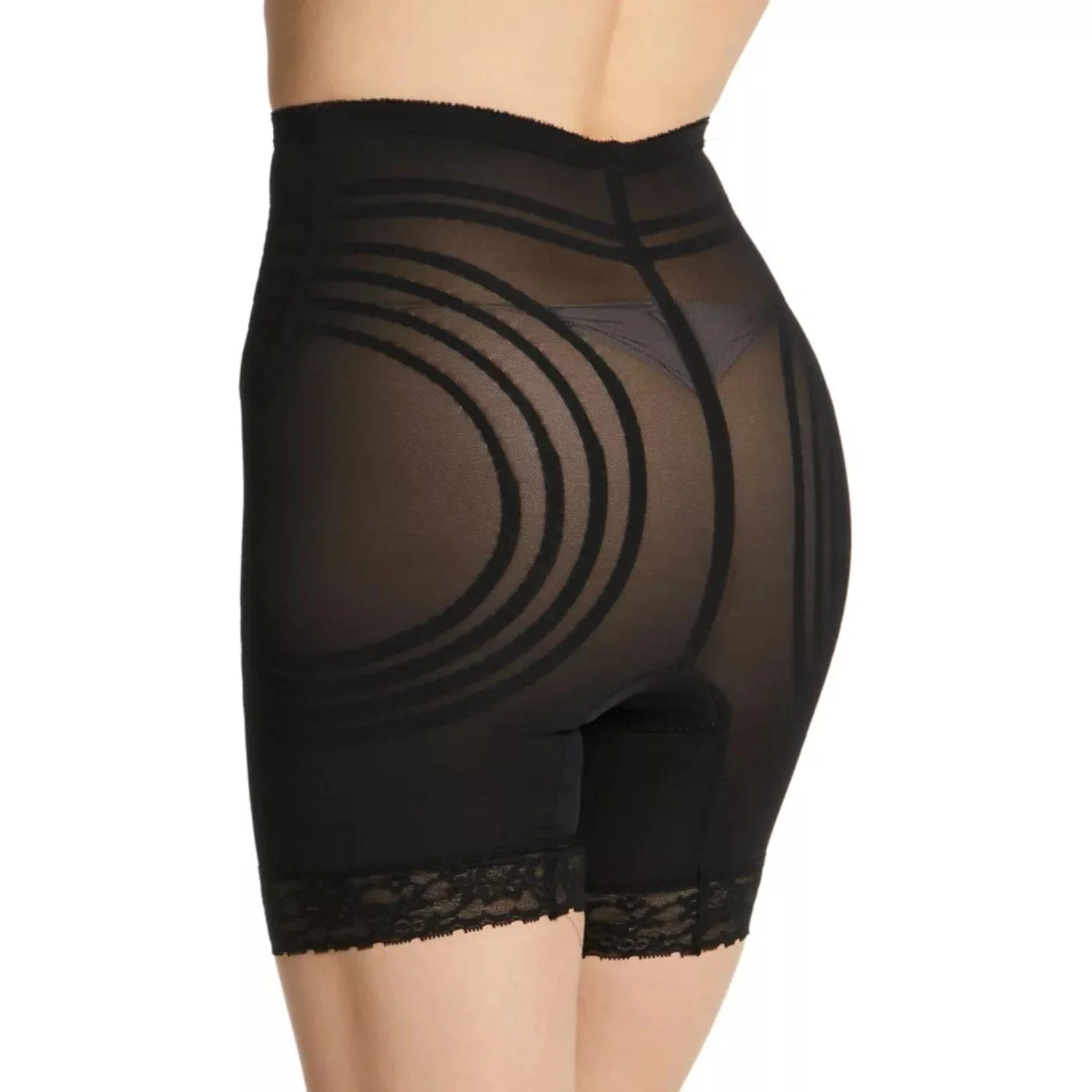Style 6209 | Breathable High Waist Thigh Slimmer | No Roll Power Mesh Hourglass Shaper | Firm to Extra Firm Support - Image 11