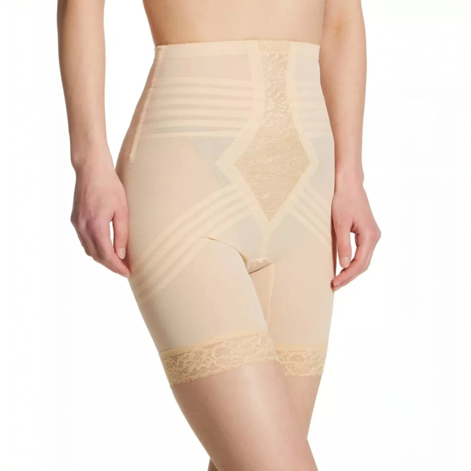 Style 6209 | Breathable High Waist Thigh Slimmer | No Roll Power Mesh Hourglass Shaper | Firm to Extra Firm Support - Image 18