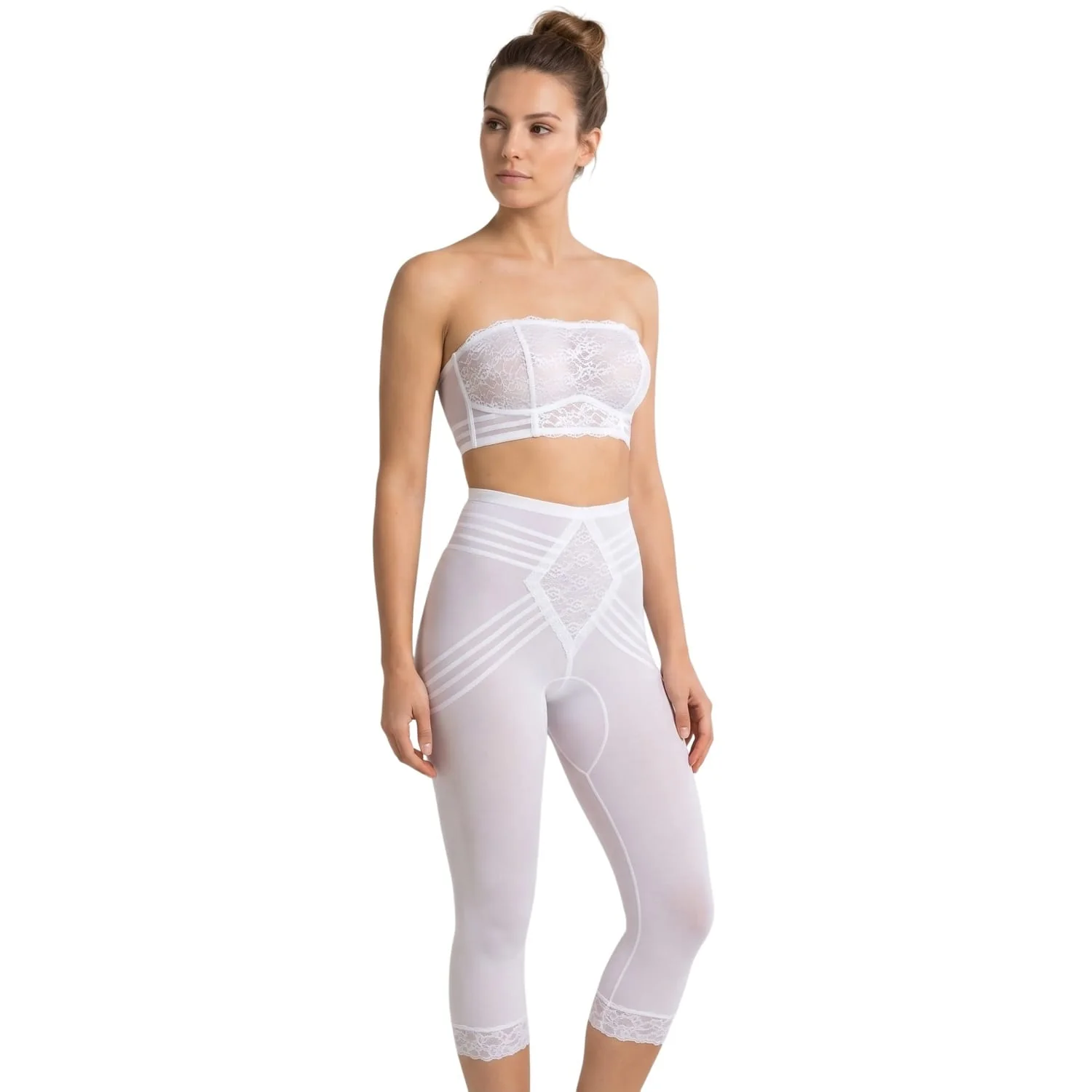 Style 6269 | Breathable Waistline Capri Pant Liner | Power Mesh Fabric | Firm to Extra Firm Support - Image 8