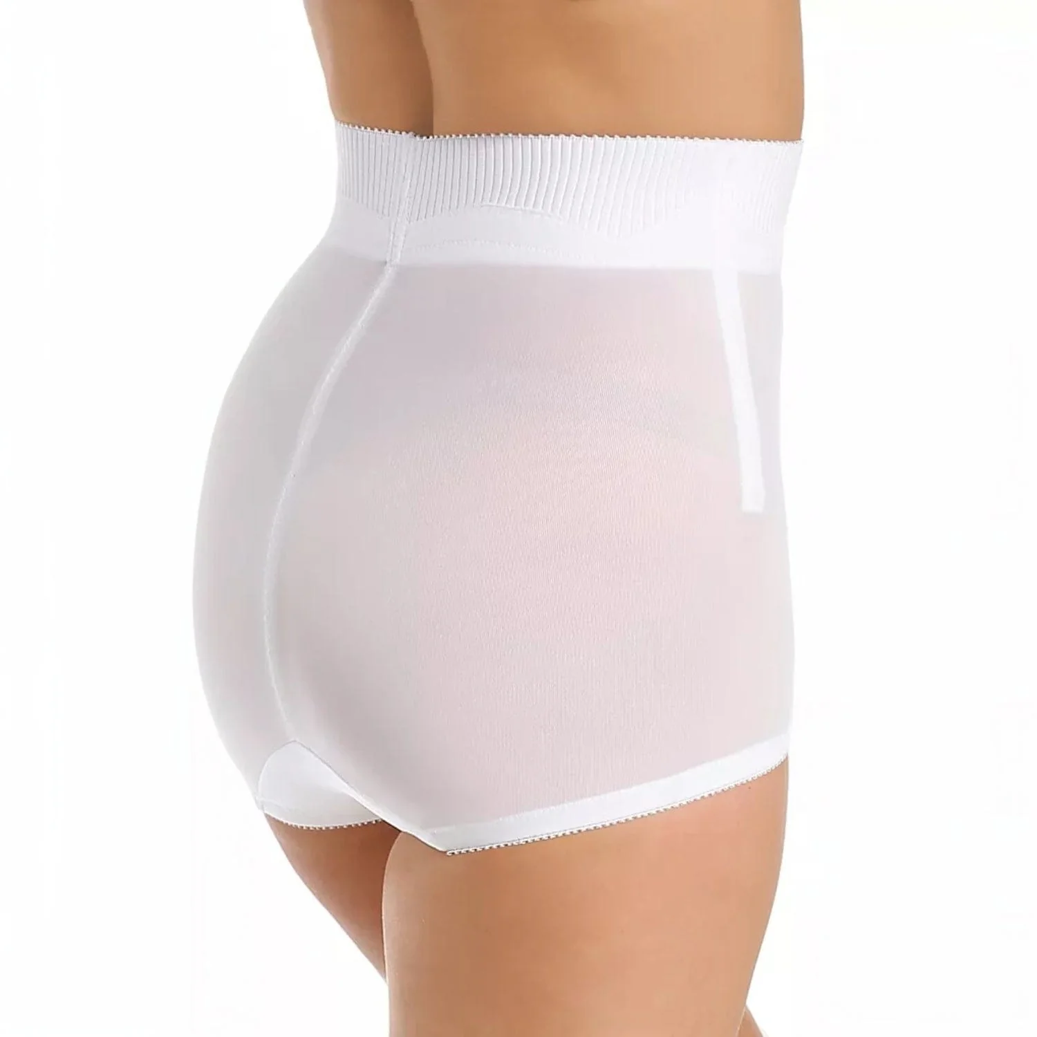 Style 6296 | High Waist Panty Brief with Tulip Front Panel | Memory Compression Fabric | Medium Support - Image 14