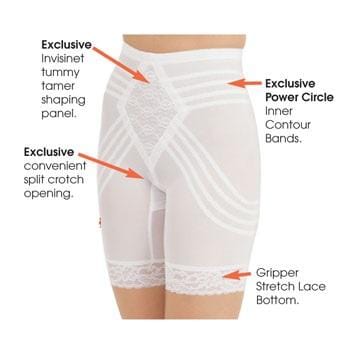 Style 679 | Power Mesh Fabric Waistline Thigh Slimmer | Firm to Extra Firm Support - Image 10