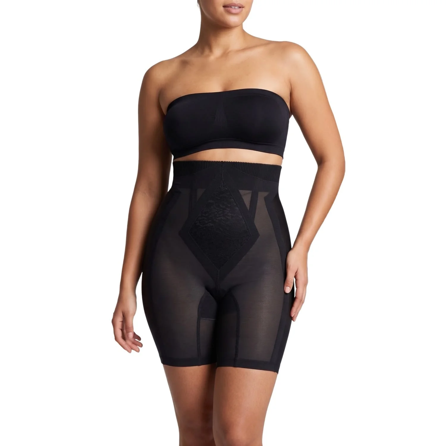 Style 696 | High Waist "No Top Roll" | Firm Control Girdle - Image 6