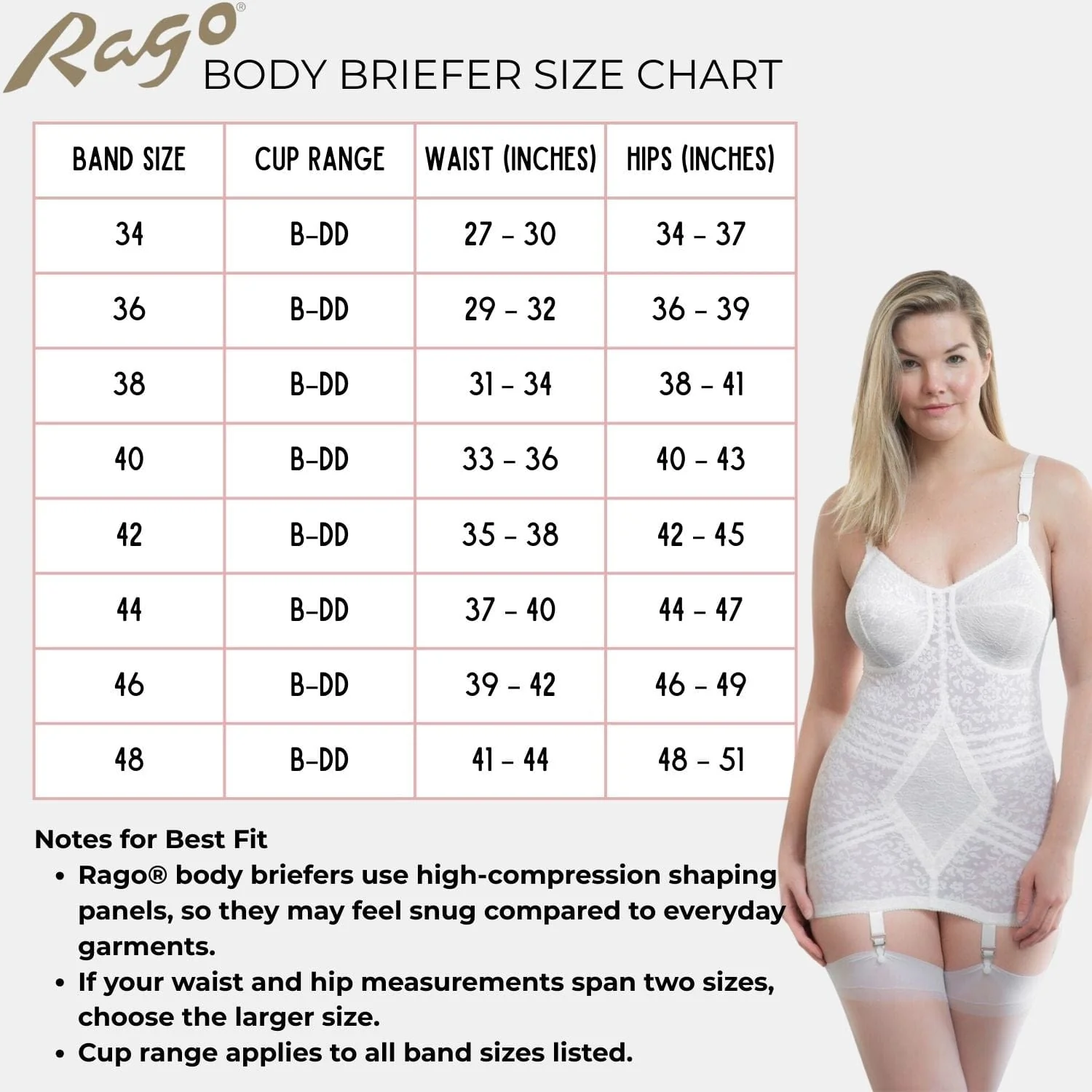 Style 9357 | Body Briefer Extra Firm Shaping - White - Image 7